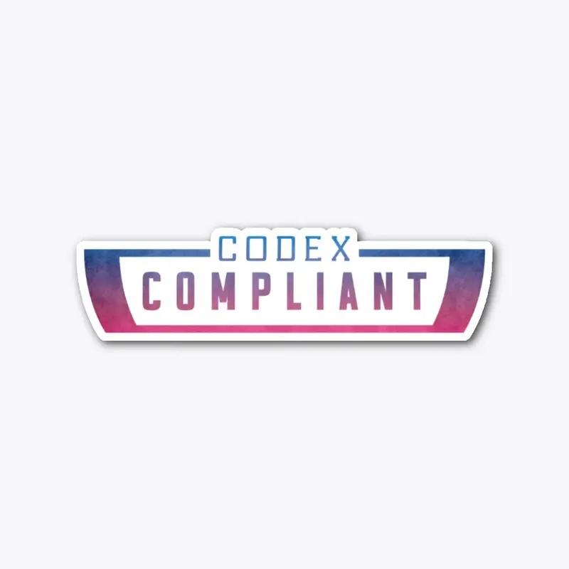 Codex Compliant Sticker